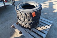 2- Titan 12-16.5 Skid Loader Tires