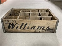 Vintage Crate " Williams Beverages "