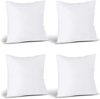 Throw Pillows Insert (Pack of 4, White) - 16 x 16