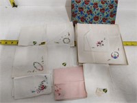Qty 9 Vintage 'Handkerchiefs'