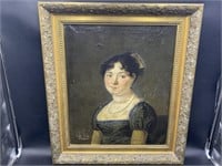 Antique Portrait Painting Artist Unknown