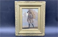 Antique Painting of Journey Man Unknown Artist
