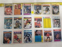 Qty 18, 1982-83 Opee-Chee Cards
