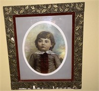 Portrait Painting of Boy Unknown Artist