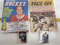 1971 Face-off Magazine with Cards