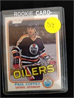 1980-81 Paul Coffey Oilers Rookie Card