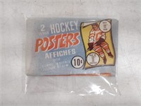 1973/74 OPC WHA hockey poster unopened pack