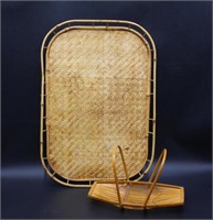Bamboo Tray & Basket