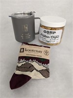 New! Socks, Miir Mug & Protein Chips