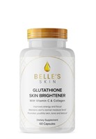 Belle's Skin Glutathione Skin Brightener 60 Caps