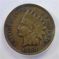 1908-S Indian Head Cent ANACS VF20