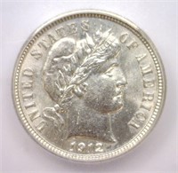 1912-D Barber Silver Dime ICG MS63