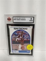 1989-90 Isiah Thomas graded 8 card