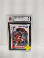 1989-90 Isaiah Thomas graded 7 card