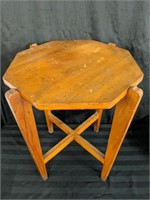Octagonal Shape Occasional Table(light brown)