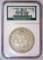 1878 Morgan Silver $1 BINION Hoard NGC