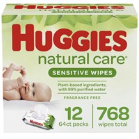 Huggies Natural Care Aloe Baby Wipes, Unscented, 1