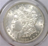 1880-O Morgan Silver $1 PCGS AU58