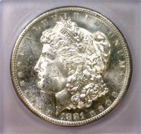 1881-S Morgan Silver $1 ICG MS65 PL Prooflike