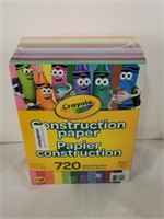 Crayola Construction Paper - 720 Sheets - Asst'd