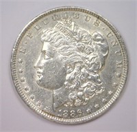 1886 Morgan Silver $1 About Uncirculated AU