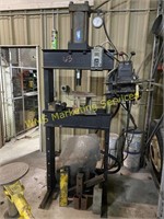 3 Phase Hydraulic Press and Misc. Scrap Steel