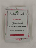 Detoxifying Yoni Pearls - 3 Pearl Pack - 5g New