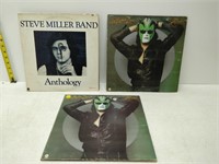 3 Steve Miller Band LP's