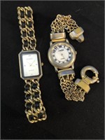 Ld’s designer bracelet watches. GUCCI & Signature