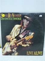 Double LP Stevie Ray Vaughan "Live Alive"