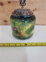 early hand painted cookie jar from Austria