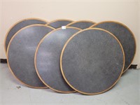 7 Bar round table tops