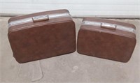 Two Matching Samsonite Suitcases