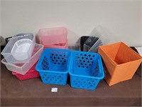 Baskets and bins etc