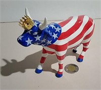 Cow Parade Figurine "American Royal"