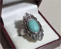 Turquoise Ring - Size 9.5