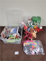 Bin full or new and used crafting supplies