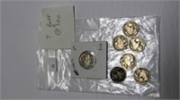 7 Assorted Buffalo Nickels worth $1.00 each