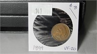 1899 Indian Head Penny - VF20 Condition