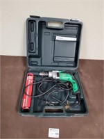 Hitachie electric drill and hard case