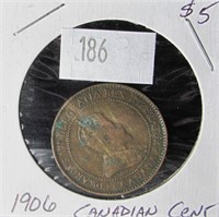 1906 Canadian Cent