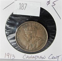 1913 Canadian Cent