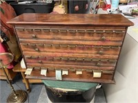 Antique Pharmacy label cabinet (16in x 24in)