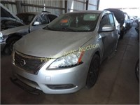 2015 Nissan Sentra 3N1AB7AP2FY305813 Silver