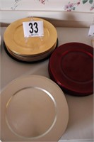 Collection Of Plate Chargers (Rm 1)