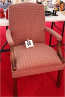 Upholstered Arm Chair (Like New Condition) (Rm 1)