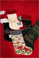 (5) Christmas Stockings (Rm 1)