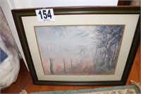 (33" X 27") Matted And Framed Artwork (Rm 3)