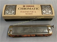 Yamaha Chromatic NO-1200 harmonica, 6"