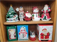 Christmas decorations cookie jars,  Santa biscuit